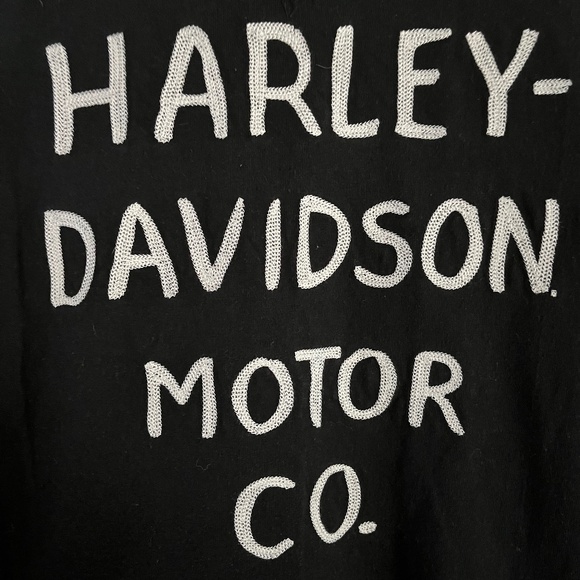 Harley Davidson Momoa Collection 100% Cotton Pullover Mens Size Medium - Picture 3 of 10